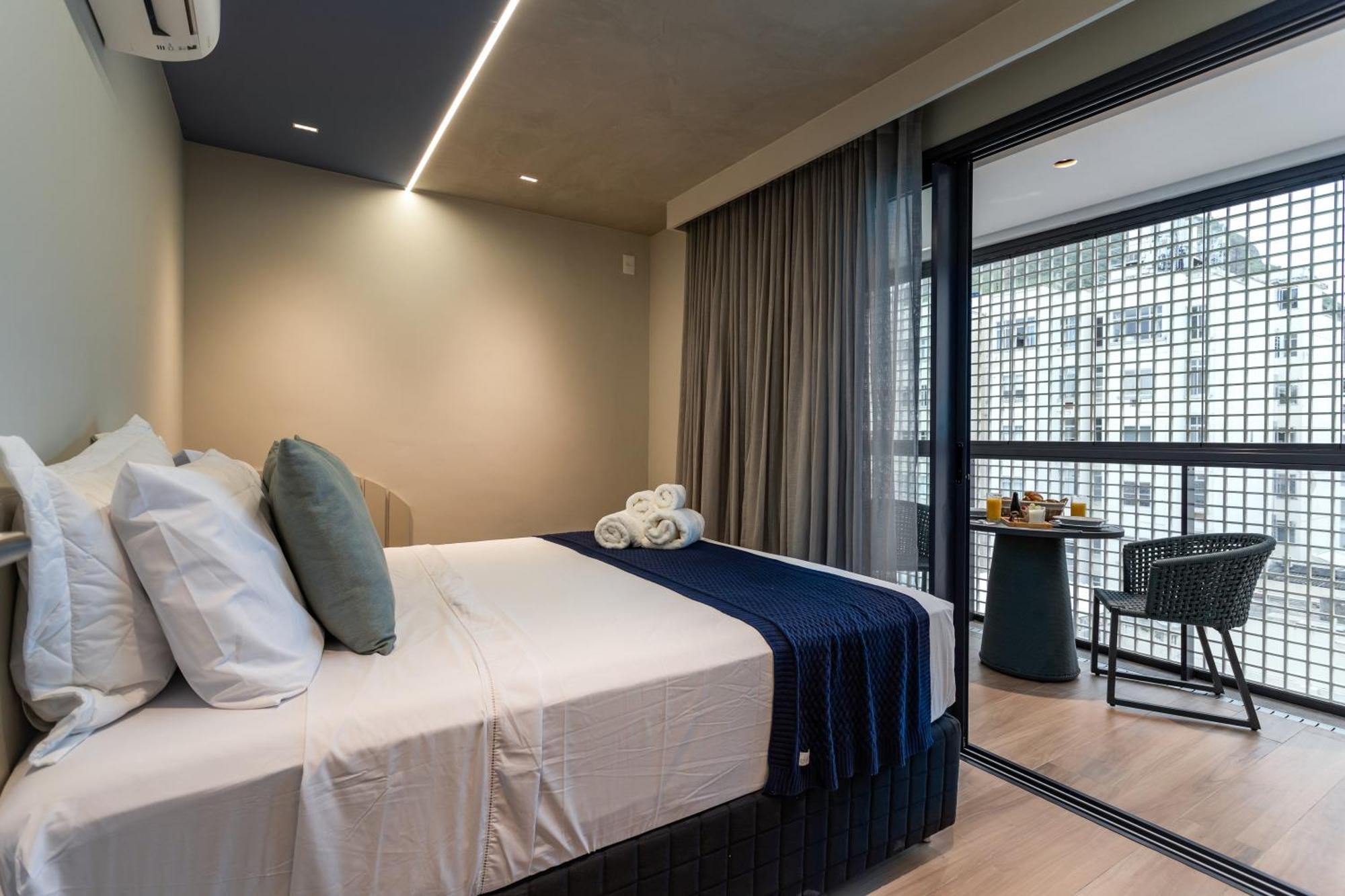 Unhotel - Luxuosos Apartamentos Na Atlantica A Beira-Mar, Copacabana 里约热内卢 外观 照片
