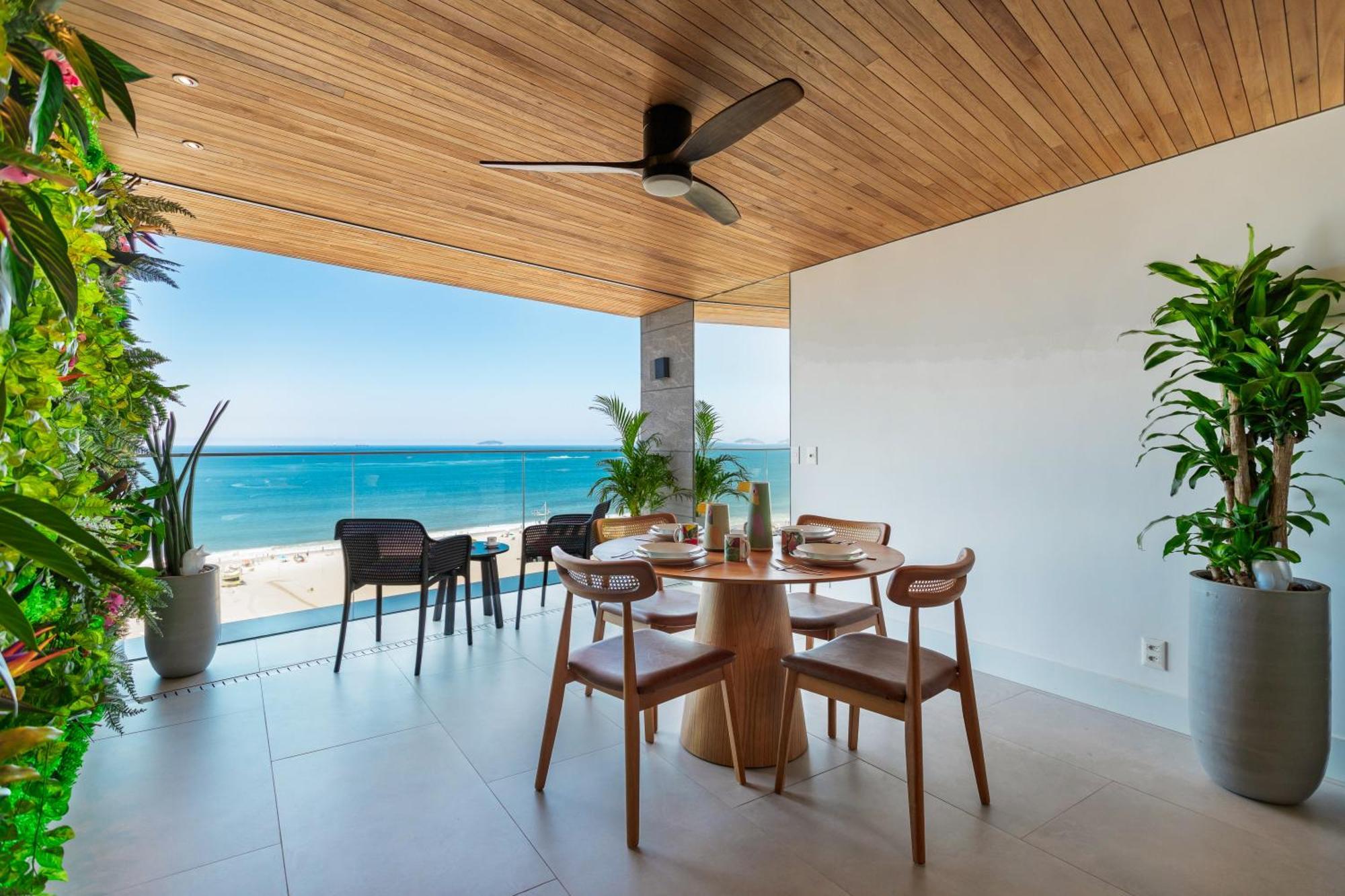 Unhotel - Luxuosos Apartamentos Na Atlantica A Beira-Mar, Copacabana 里约热内卢 外观 照片