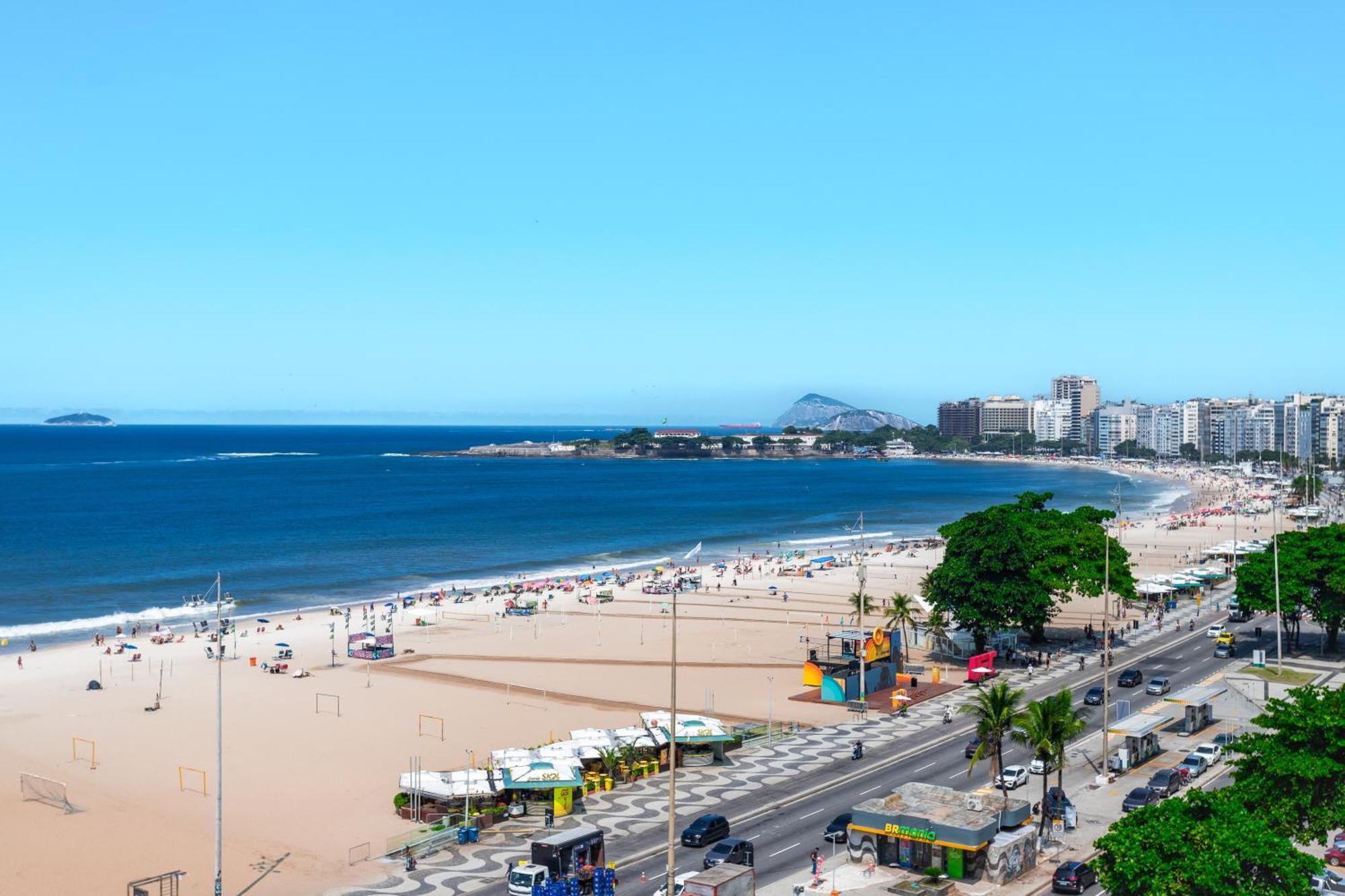 Unhotel - Luxuosos Apartamentos Na Atlantica A Beira-Mar, Copacabana 里约热内卢 外观 照片