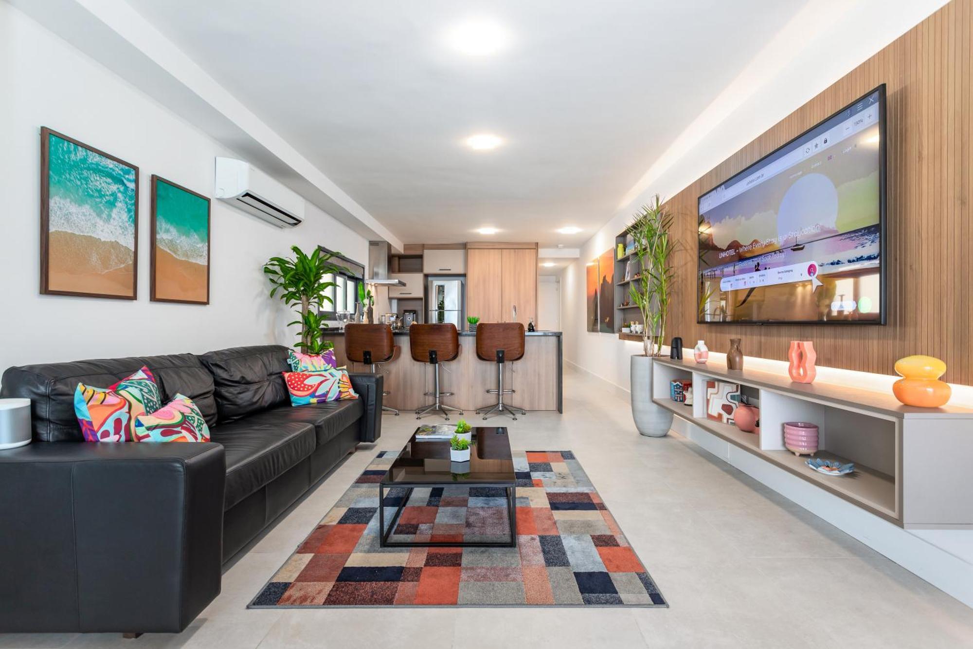 Unhotel - Luxuosos Apartamentos Na Atlantica A Beira-Mar, Copacabana 里约热内卢 外观 照片
