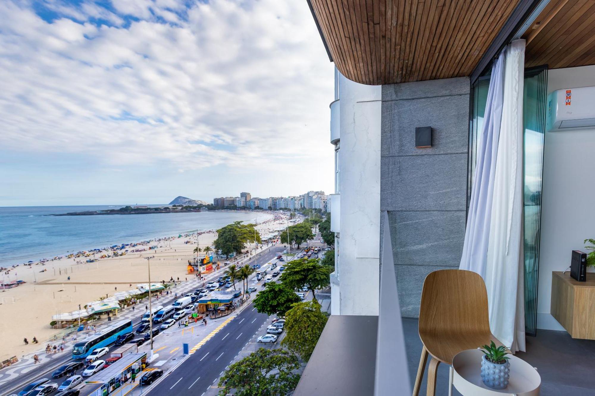 Unhotel - Luxuosos Apartamentos Na Atlantica A Beira-Mar, Copacabana 里约热内卢 外观 照片